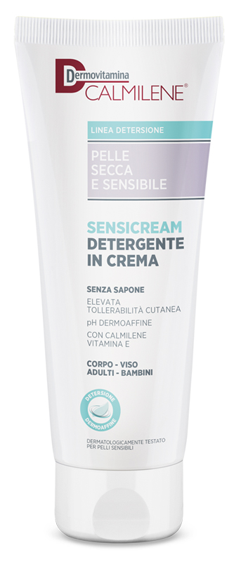 DERMOVITAMINA CALMILENE SENSICREAM DETERGENTE IN CREMA SENZA SAPONE PER PELLE SECCA E SENSIBILE 250 ML - Farmamood