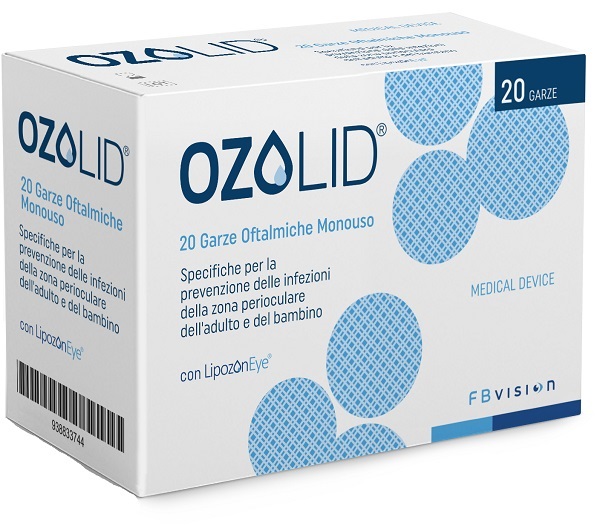 GARZA OZOLID OFTALMICA TNT CON OLIO OZONIZZATO IN FOSFOLIPIDI LIPOZONEYE 20 PEZZI - Farmamood