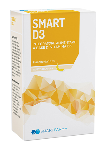 SMART D3 GOCCE 15 ML GUSTO BANANA - Farmamood