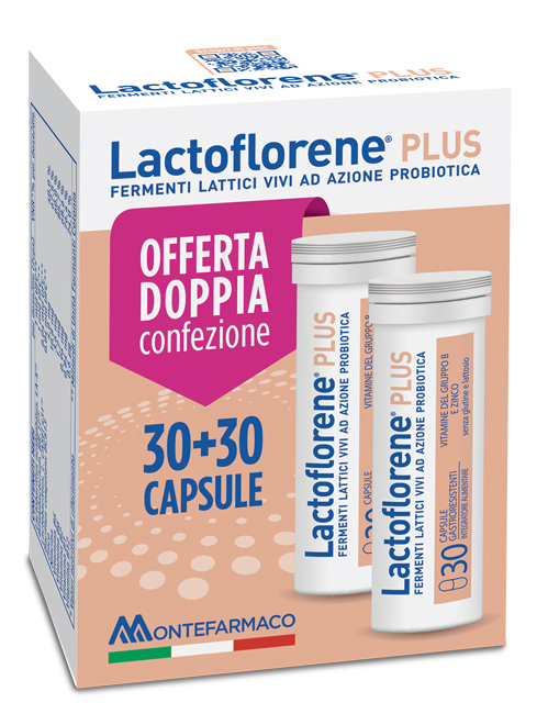 LACTOFLORENE PLUS BIPACK 30 CAPSULE 26,40 G - Farmamood