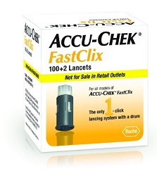 LANCETTE PUNGIDITO ACCU-CHEK FASTCLIX 100 + 2 PEZZI - Farmamood