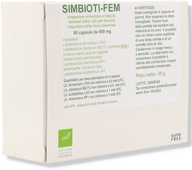 SIMBIOTI FEM 60 CAPSULE - Farmamood