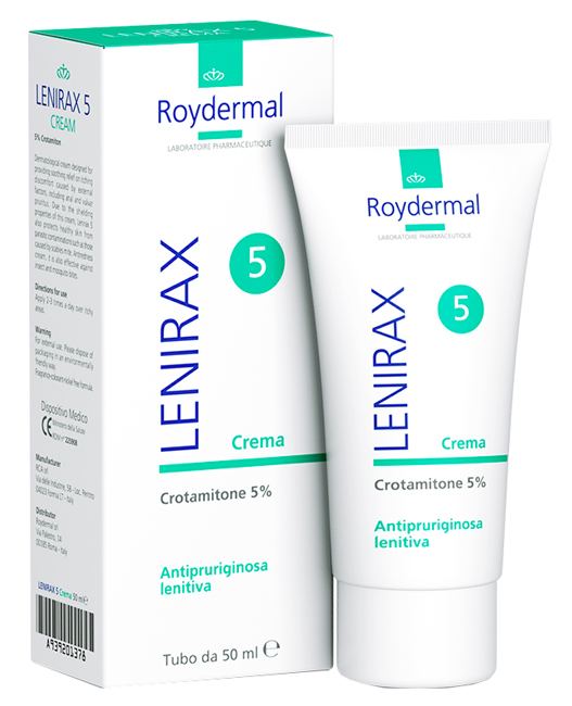 CREMA DERMATOLOGICA AL CROTAMITONE 5 % LENIRAX 5 50ML - Farmamood