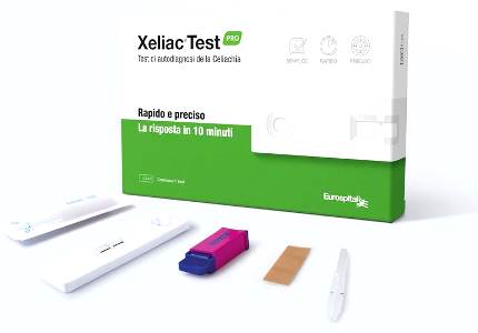 XELIAC TEST PRO DETERMINAZIONE ANTICORPI IGA E IGG ASSOCIATI ALLA MALATTIA CELIACA 1 PEZZO - Farmamood