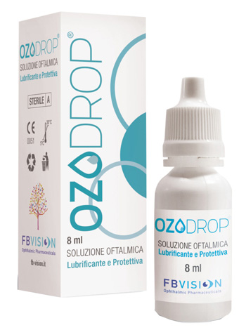 OZODROP LIPOZONEYE SOLUZIONE OFTALMICA BASE DI OLIO OZONIZZATO IN FOSFOLIPIDI 8 ML - Farmamood