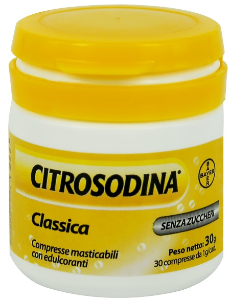 CITROSODINA CLASSICA 30 COMPRESSE MASTICABILI - Farmamood