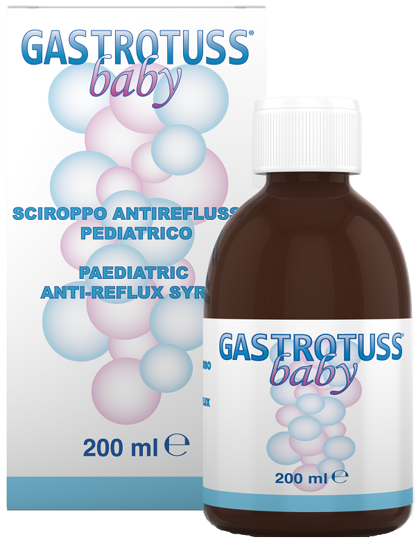 BABY SCIROPPO ANTIREFLUSSO GASTROTUSS 200 ML - Farmamood