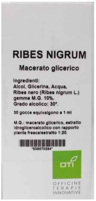 RIBES NIGRUM MACERATO GLICERICO 10% GOCCE 100ML - Farmamood