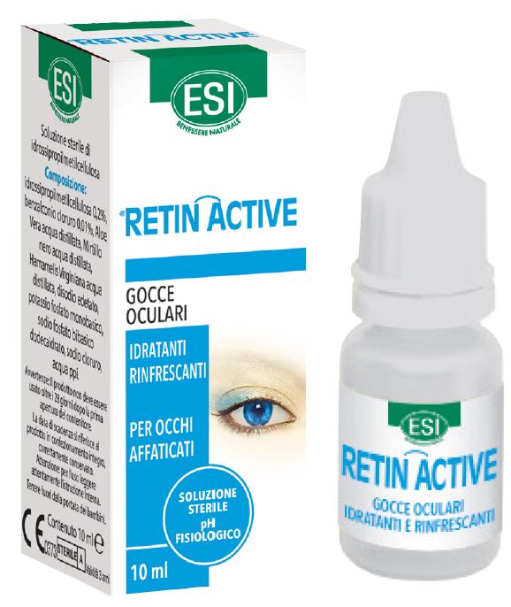 ESI RETIN ACTIVE MIRTILLO GOCCE OCULARI 1 FLACONE 10 ML - Farmamood