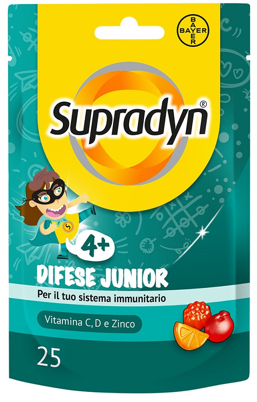 SUPRADYN DIFESE JUNIOR 25 CARAMELLE GOMMOSE - Farmamood