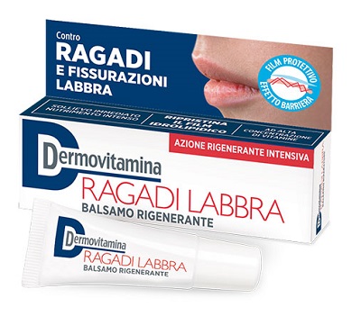DERMOVITAMINA RAGADI LABBRA BALSAMO RIGENERANTE 8 ML - Farmamood