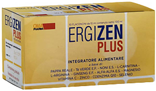 ERGIZEN PLUS INTEGRATORE ENERGIZZANTE 10 FLACONCINI DA 10 ML - Farmamood