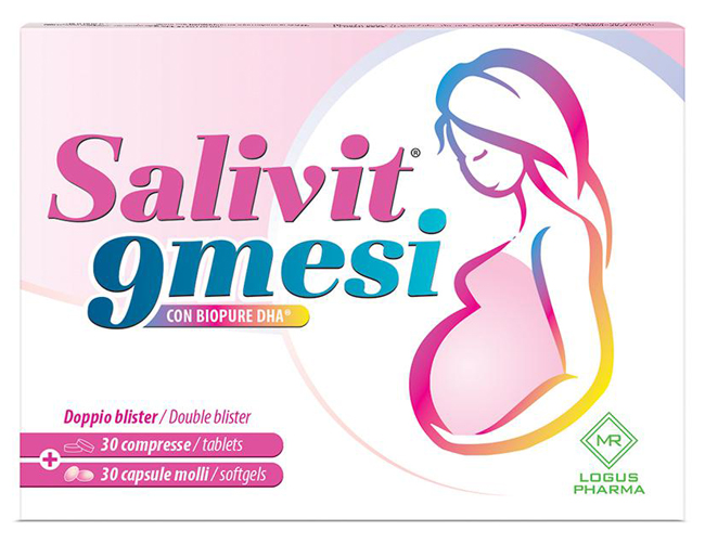 SALIVIT 9MESI 30 COMPRESSE + 30 CAPSULE MOLLI - Farmamood