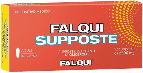 SUPPOSTE FALQUI 18 SUPPOSTE CON GLICERINA 2500MG ADULTI - Farmamood