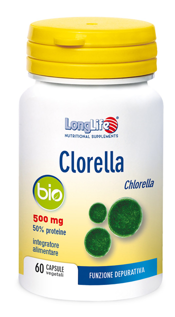LONGLIFE CLORELLA BIO 60 CAPSULE - Farmamood