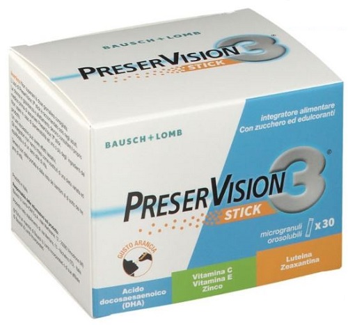 PRESERVISION 3 30 STICK OROSOLUBILI DA 2 G - Farmamood
