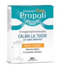 GOLASEPT TUSS PROPOLI CPR TOSSE DISPOSITIVO MEDICO COMPRESSE MASTICABILI ALLA PROPOLI IN ASTUCCIO - Farmamood