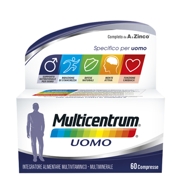 MULTICENTRUM UOMO 60 COMPRESSE - Farmamood