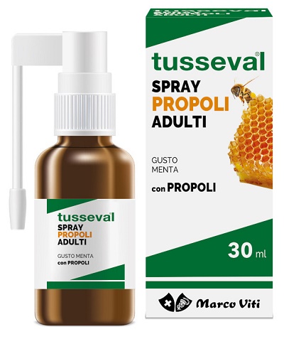 TUSSEVAL GOLA PROPOLI SPRAY PER ADULTI 30 ML - Farmamood