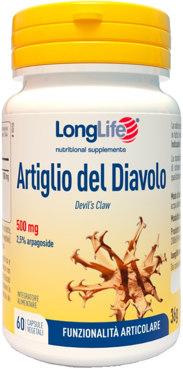 LONGLIFE ARTIGLIO DEL DIAVOLO 2% 60 CAPSULE - Farmamood
