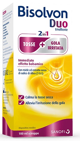 BISOLVON DUO SCIROPPO EMOLLIENTE 100 ML - Farmamood