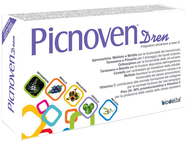 PICNOVEN DREN 50 COMPRESSE 31 G - Farmamood