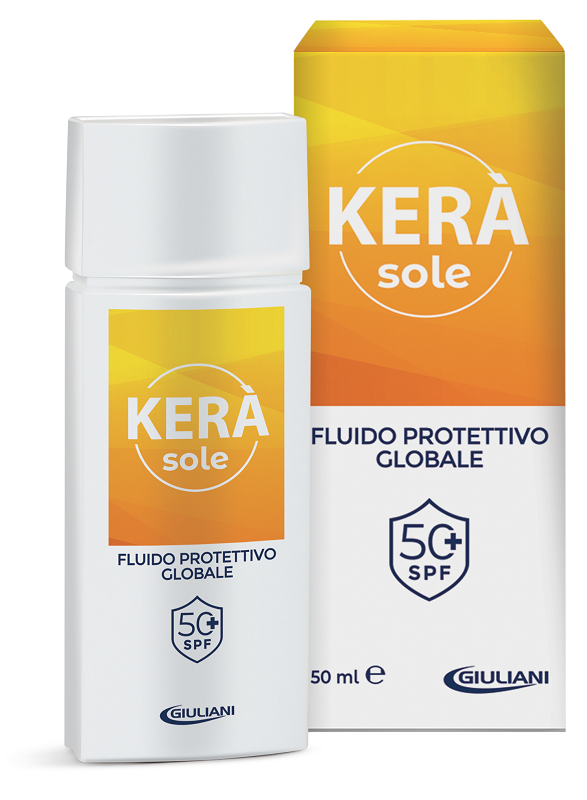 KERA' SOLE FLUIDO PROTETTIVO GLOBALE SPF 50+ 50 ML - Farmamood