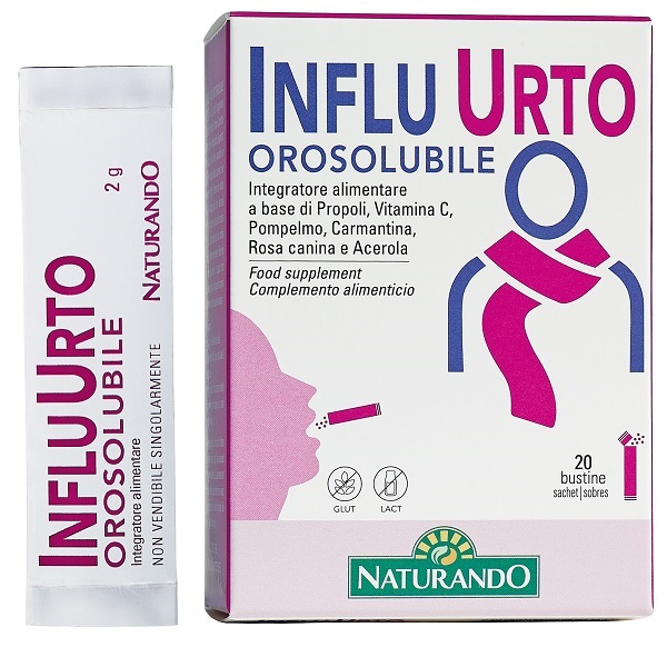 INFLU URTO OROSOLUBILE 20 BUSTINE DA 2 G - Farmamood