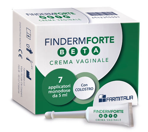 FINDERM FORTE BETA CREMA VAGINALE 7 APPLICATORI MONOUSO 5 G - Farmamood