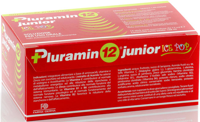PLURAMIN12 JUNIOR 14 STICK PACK 12 ML - Farmamood