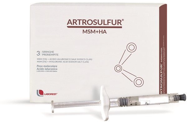 ARTROSULFUR MSM+HA 3 SIRINGHE PRERIEMPITE - Farmamood