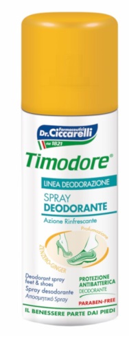 TIMODORE SPRAY DEODORANTE ALLO ZENZERO 150 ML - Farmamood
