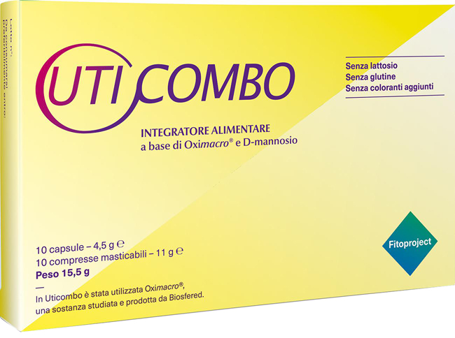 UTICOMBO 10 CAPSULE + 10 COMPRESSE MASTICABILI - Farmamood