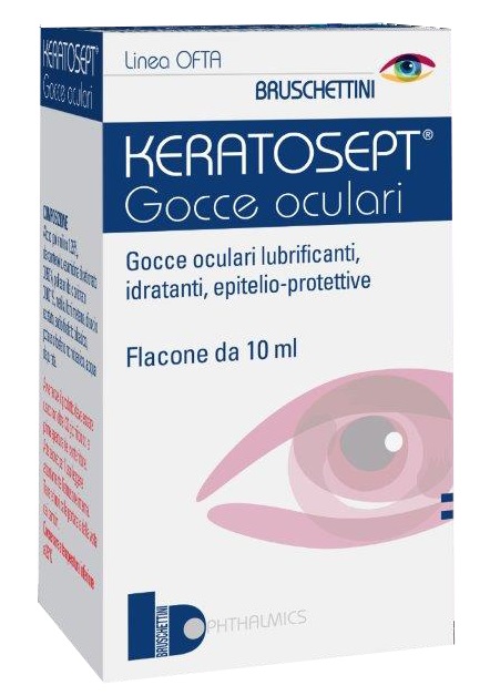 GOCCE OCULARI KERATOSEPT 10 ML - Farmamood