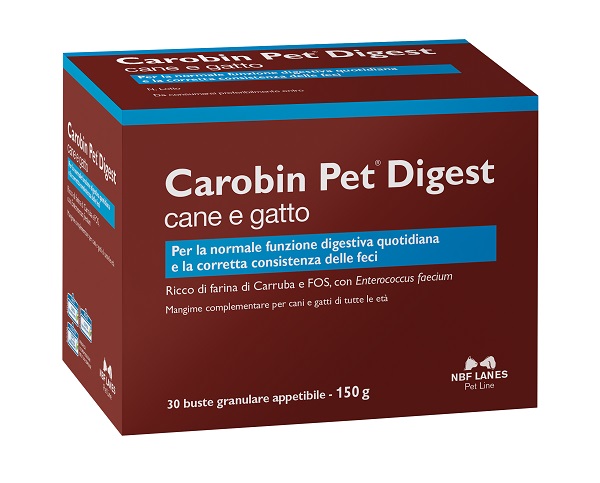 CAROBIN PET DIGEST GRANULARE 30 BUSTE DA 5 G - Farmamood
