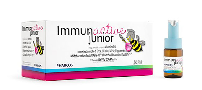 IMMUNACTIVE JUNIOR PHARCOS 21 FIALE 10 ML - Farmamood