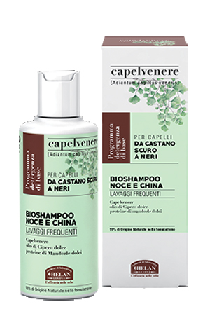 CAPELVENERE BIOSHAMPOO NOCE E CHINA 200 ML - Farmamood