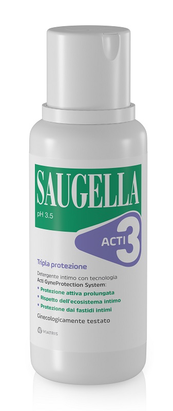 SAUGELLA ACTI3 DETERGENTE INTIMO 250 ML - Farmamood