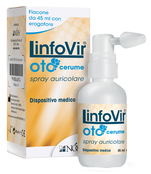 LINFOVIR OTO CERUME SPRAY AURICOLARE 45 ML - Farmamood