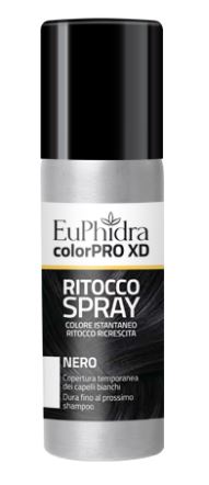 EUPHIDRA COLORPRO XD TINTURA RITOCCO SPRAY CAPELLI NERO 75 ML - Farmamood