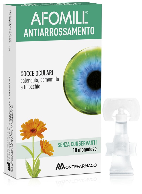AFOMILL ANTIARROSSAMENTO SENZA CONSERVANTI 10 FIALE DA 0,5 ML - Farmamood