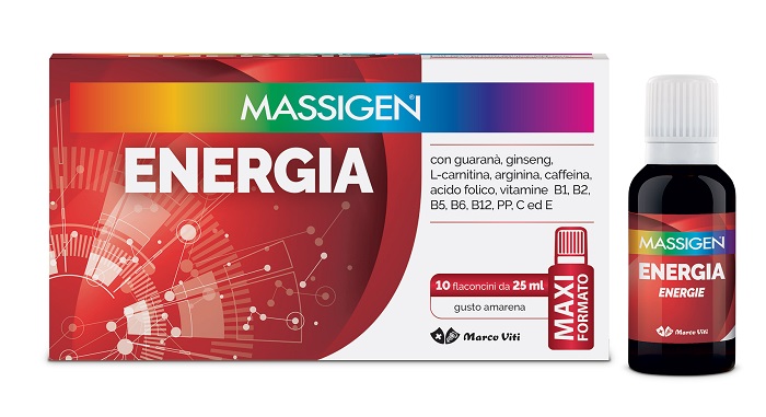 MASSIGEN ENERGIA 10 FLACONI DA 25 ML - Farmamood