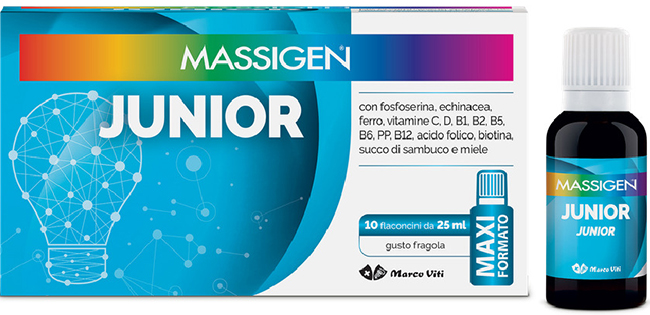 MASSIGEN JUNIOR 10 FLACONI DA 25 ML - Farmamood