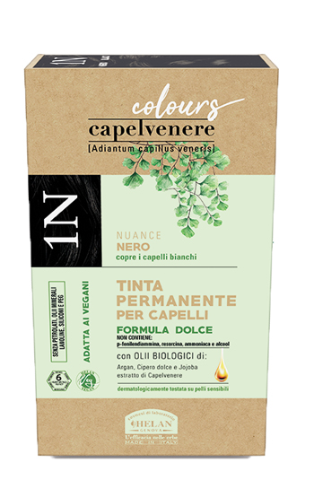 CAPELVENERE COLOURS TINTA CAPELLI 1N NERO - Farmamood