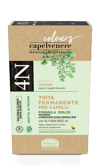 CAPELVENERE COLOURS TINTA CAPELLI 4N CASTANO - Farmamood