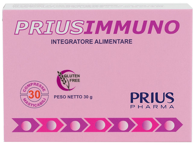 PRIUSIMMUNO 30 COMPRESSE MASTICABILI - Farmamood