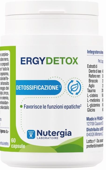 ERGYDETOX 60 CAPSULE - Farmamood