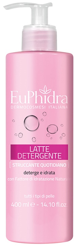 EUPHIDRA LATTE DETERGENTE STRUCCANTE QUOTIDIANO 400 ML - Farmamood