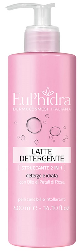 EUPHIDRA LATTE DETERGENTE STRUCCANTE 2IN1 400 ML - Farmamood