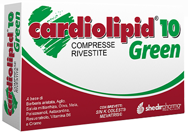 CARDIOLIPID 10 GREEN 30 COMPRESSE RIVESTITE - Farmamood